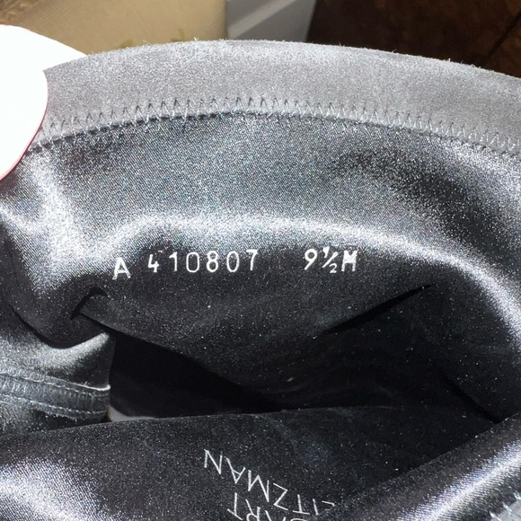 Stuart Weitzman black suede over the knee boot-9.5 - Picture 6 of 6